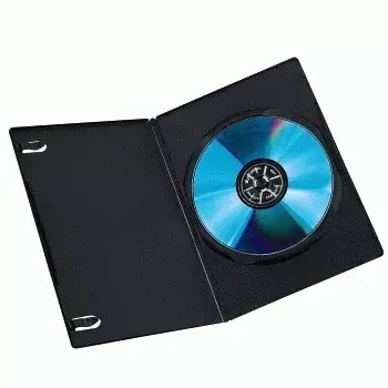 DVD schlank Box Hama 51182 Schwarz 1 Disc
