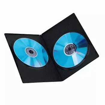 DVD schlank Double-Box Hama 51184 Schwarz 2 discs
