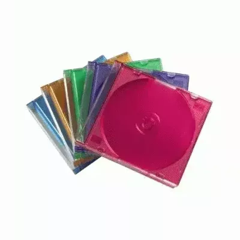 Hama CD schlank Box 25er-Pack, farbig 1 Discs Mehrfarbig
