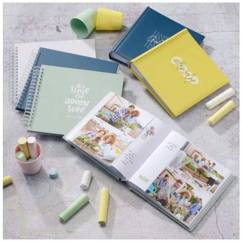 Hama Good Things Fotoalbum Gelb 200 Blatt 10 x 15 Buchbindung
