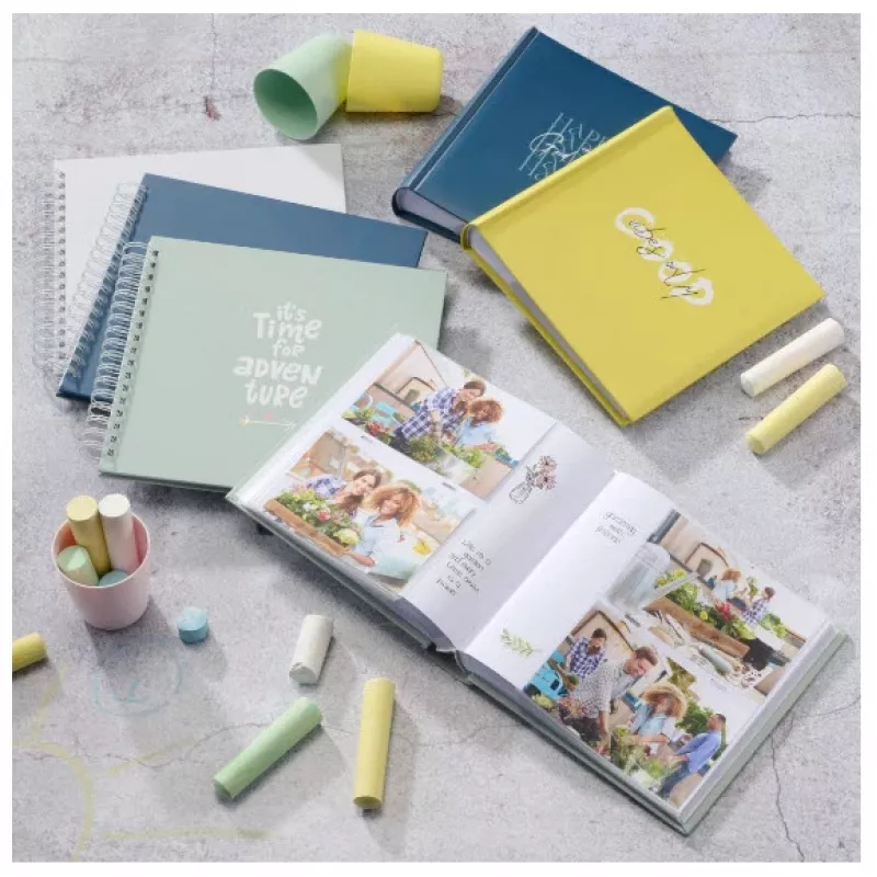 Hama Good Things Fotoalbum Blau 200 Blätter 10 x 15 Buchbindung