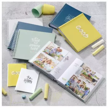 Hama Good Things Fotoalbum Gelb 100 Blatt 10 x 15 Spiralbindung