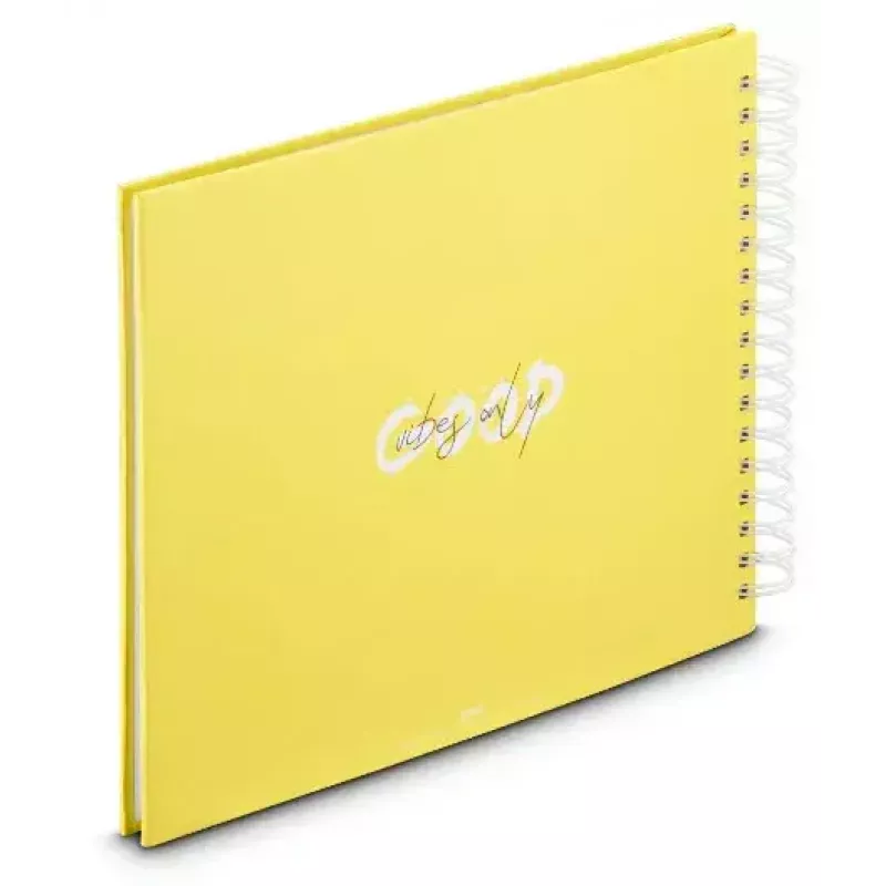 Hama Good Things Fotoalbum Gelb 100 Blatt 10 x 15 Spiralbindung