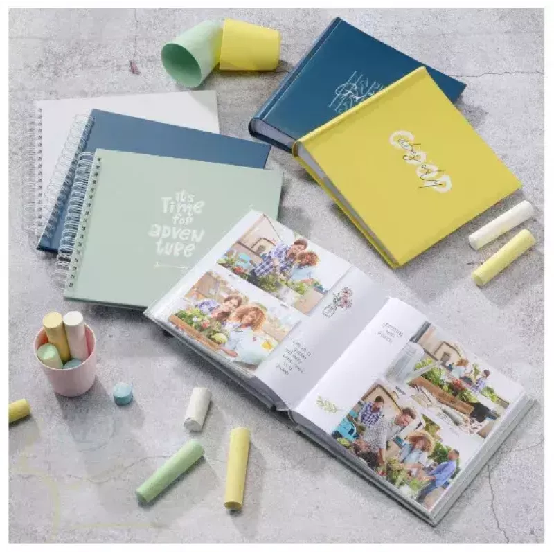 Hama Good Things Fotoalbum Gelb 100 Blatt 10 x 15 Spiralbindung