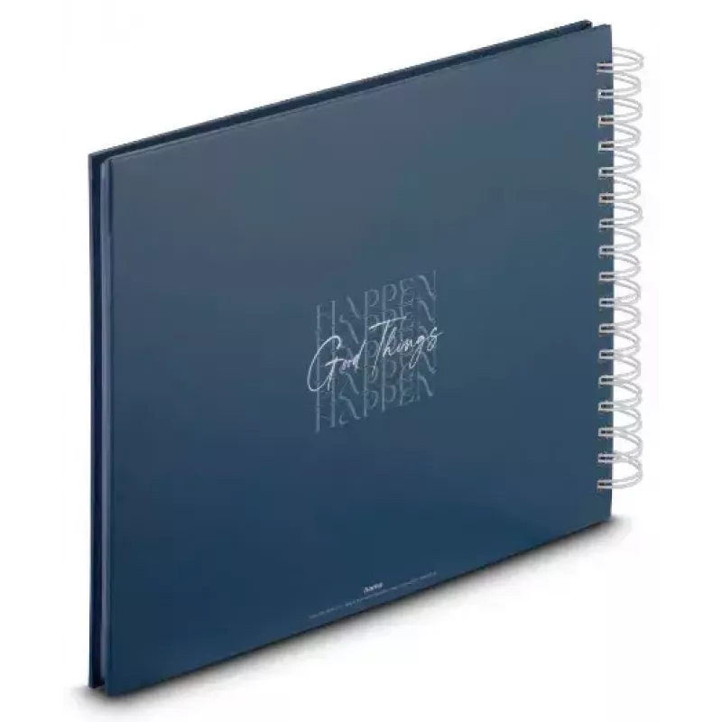 Hama Good Things Fotoalbum Blau 100 Blatt 10 x 15 Spiralbindung