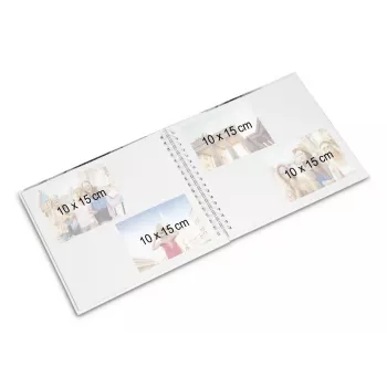Hama Lovely Fotoalbum Blau 100 Blatt 10 x 15 cm Spiralbindung