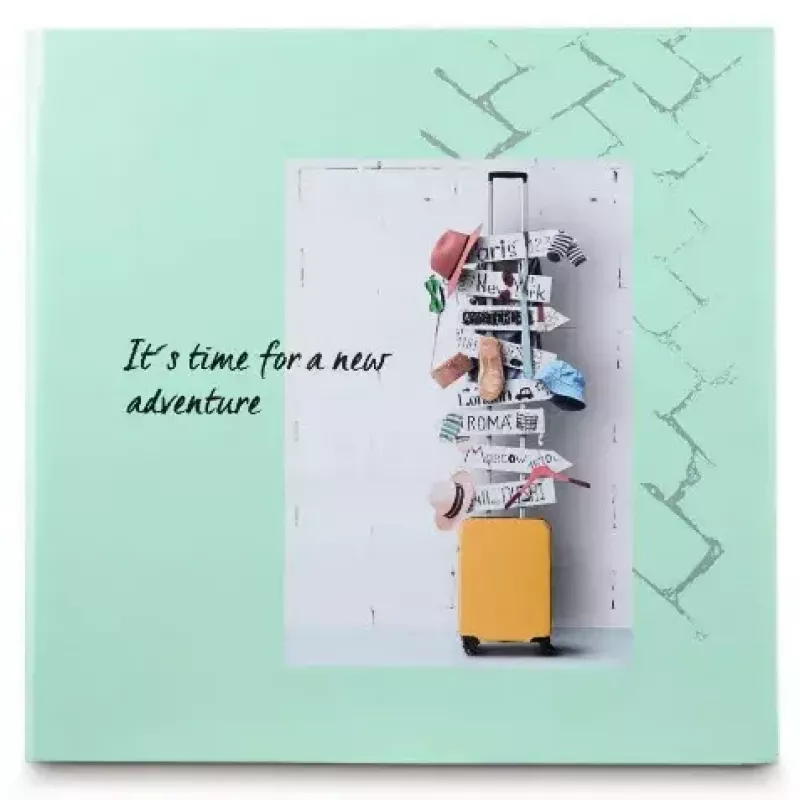 Hama Journey Fotoalbum Minze Farbe 200 Blätter 10 x 15