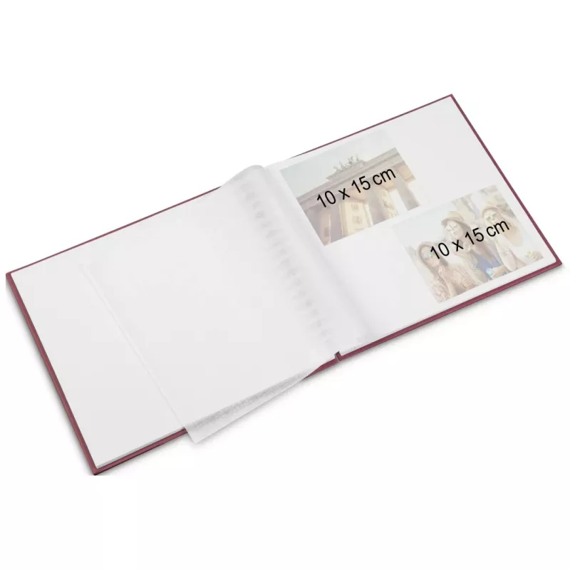 Hama Fine Art Fotoalbum Grau 100 Blätter 10 x 15 cm Spiralbindung