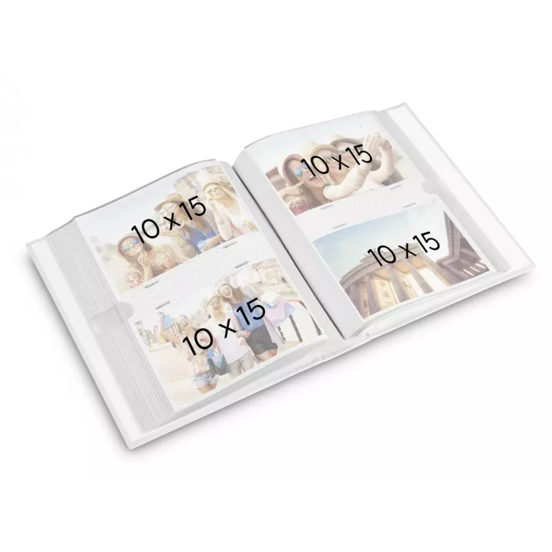 Hama Pepples Fotoalbum Blau, Weiß 200 Blätter 10 x 15 cm