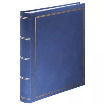 Hama London Fotoalbum Blau 80 Blätter 10 x 15 Festeinband