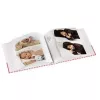 Hama Moni Fotoalbum Rosa, Weiß 200 Blatt 10 x 15