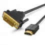 Ugreen 30116 Videokabel-Adapter 1 m DVI HDMI Schwarz