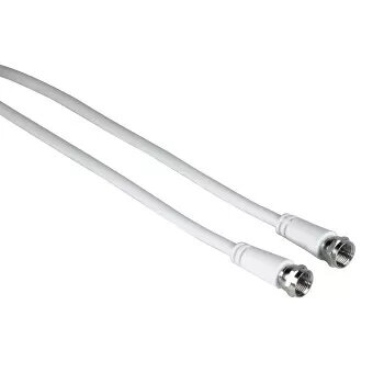 Koaxialkabel Hama 00011898 F M Standard 3 m Weiß