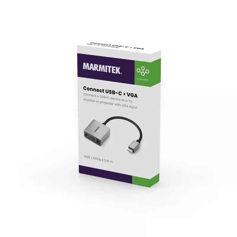 Marmitek Connect USB C to VGA - USB-C-zu-VGA-Adapter