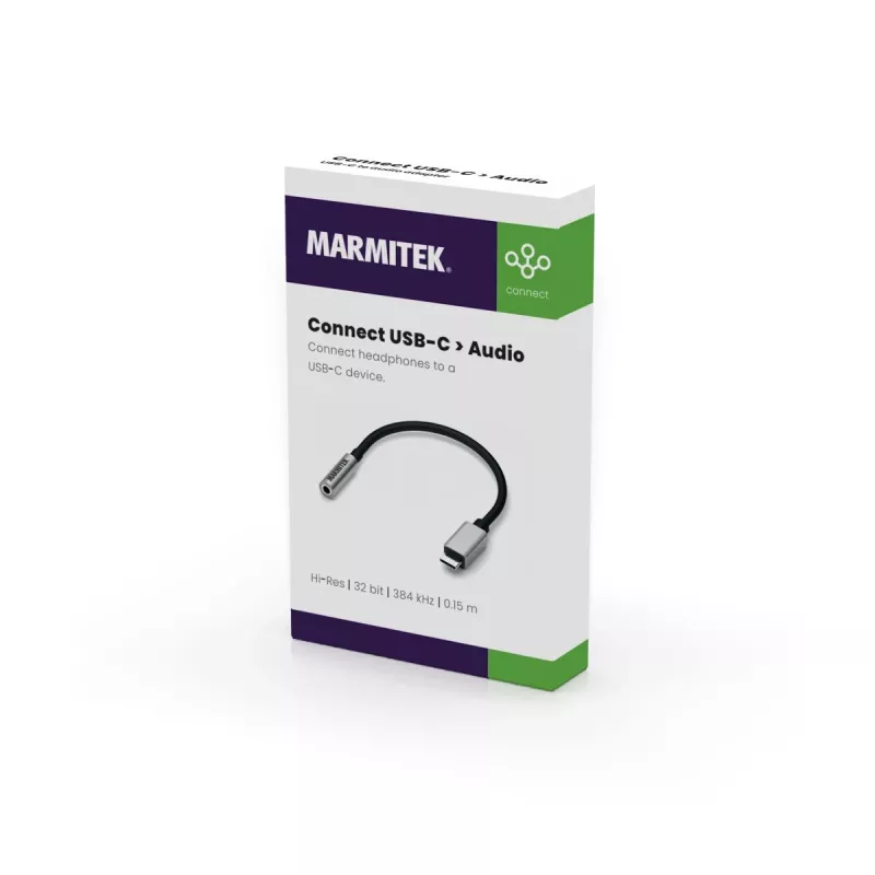 Marmitek Connect USB-C > Audio 8374 Adapter für Audiogeräte