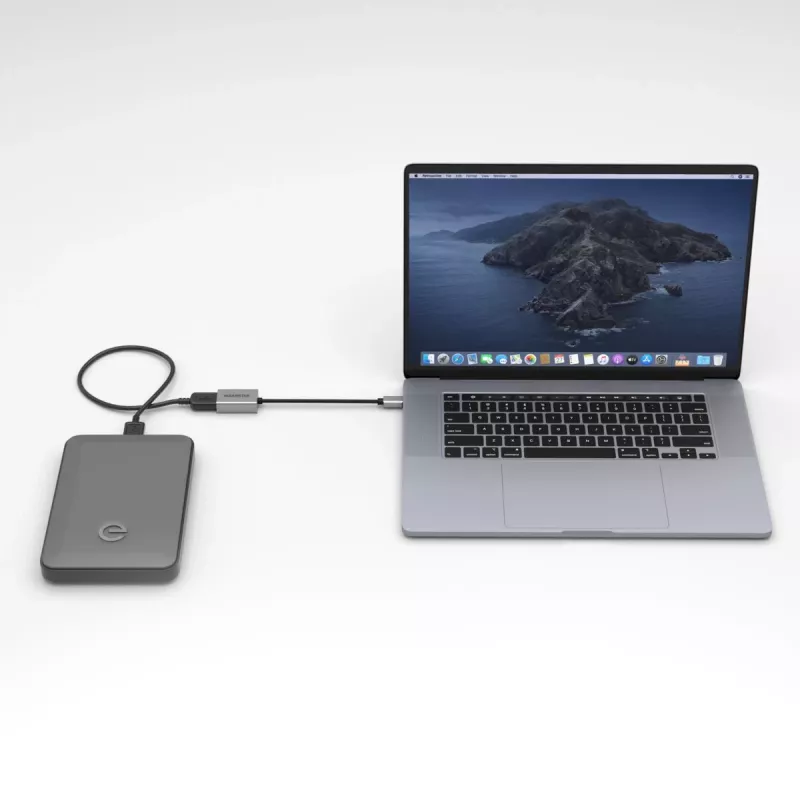 USB-Kabel Marmitek 08375 0,15 m USB 3.2 Gen 1 USB-C USB-A Schwarz Silber