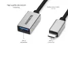 USB-Kabel Marmitek 08375 0,15 m USB 3.2 Gen 1 USB-C USB-A Schwarz Silber