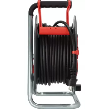 Kabeltrommel Brennenstuhl 9231250100 5 Schutzkontakt-Steckdosen 25 m Schwarz Rot
