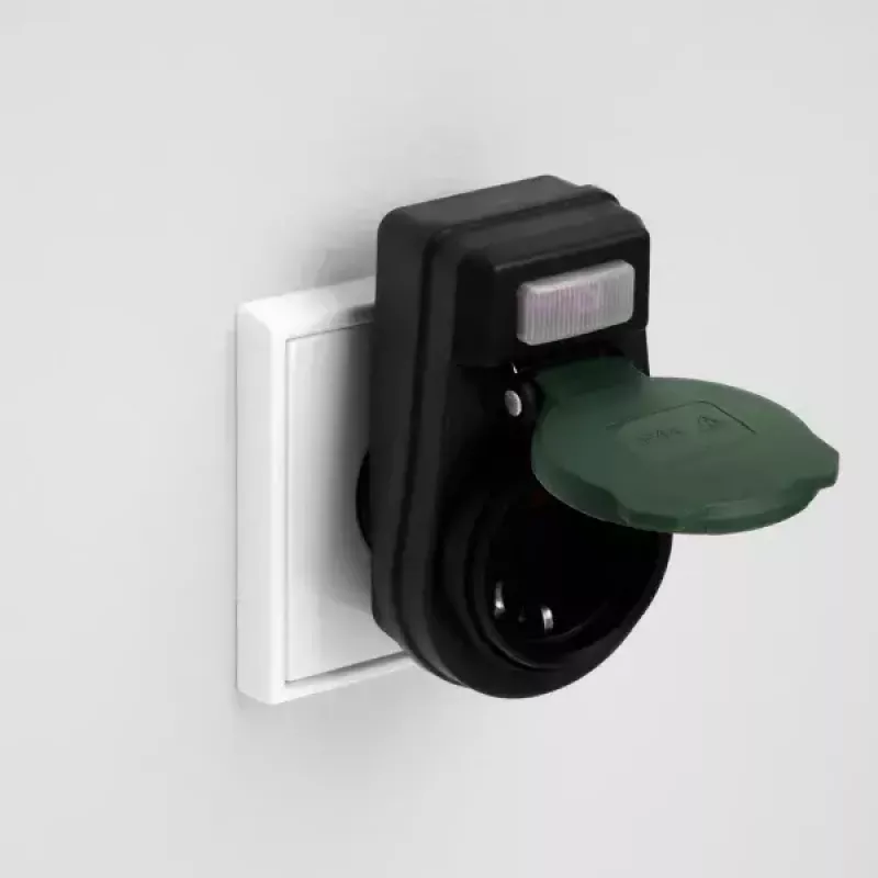 Steckdose Typ F REV 20190502 Schwarz