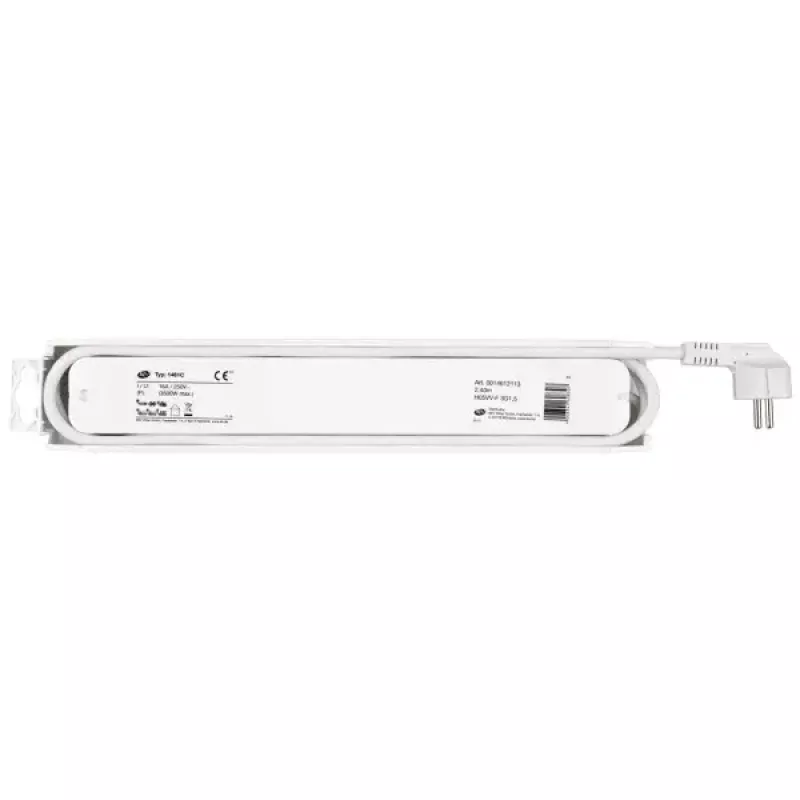 Power Extension REV 14612113 2,4 m 6 AC-Ausgänge für Innenbereich Weiß