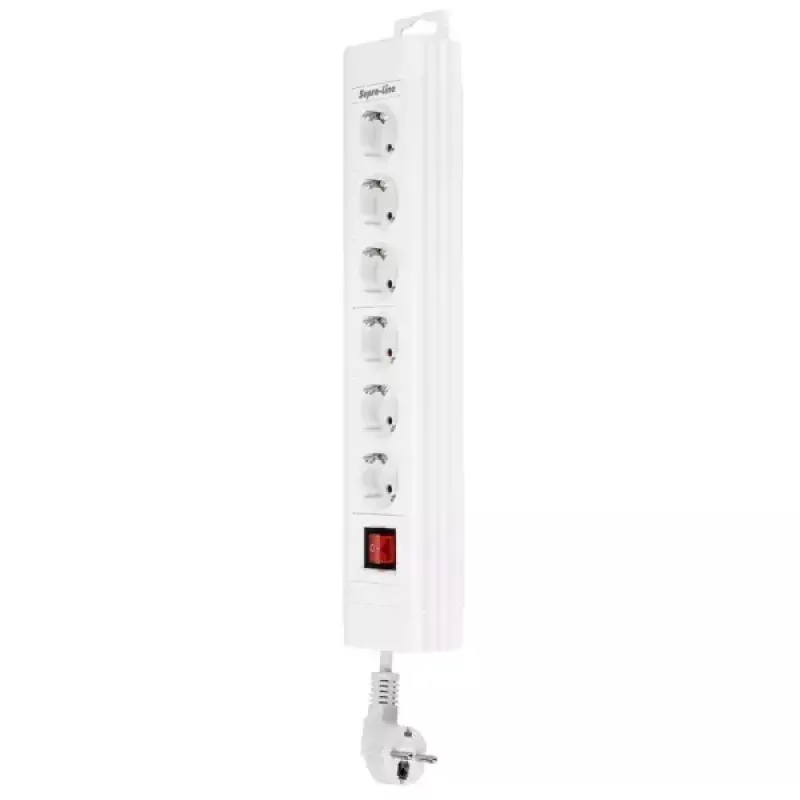 Power Extension REV 14612113 2,4 m 6 AC-Ausgänge für Innenbereich Weiß
