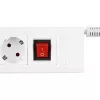 Power Extension REV 14612113 2,4 m 6 AC-Ausgänge für Innenbereich Weiß