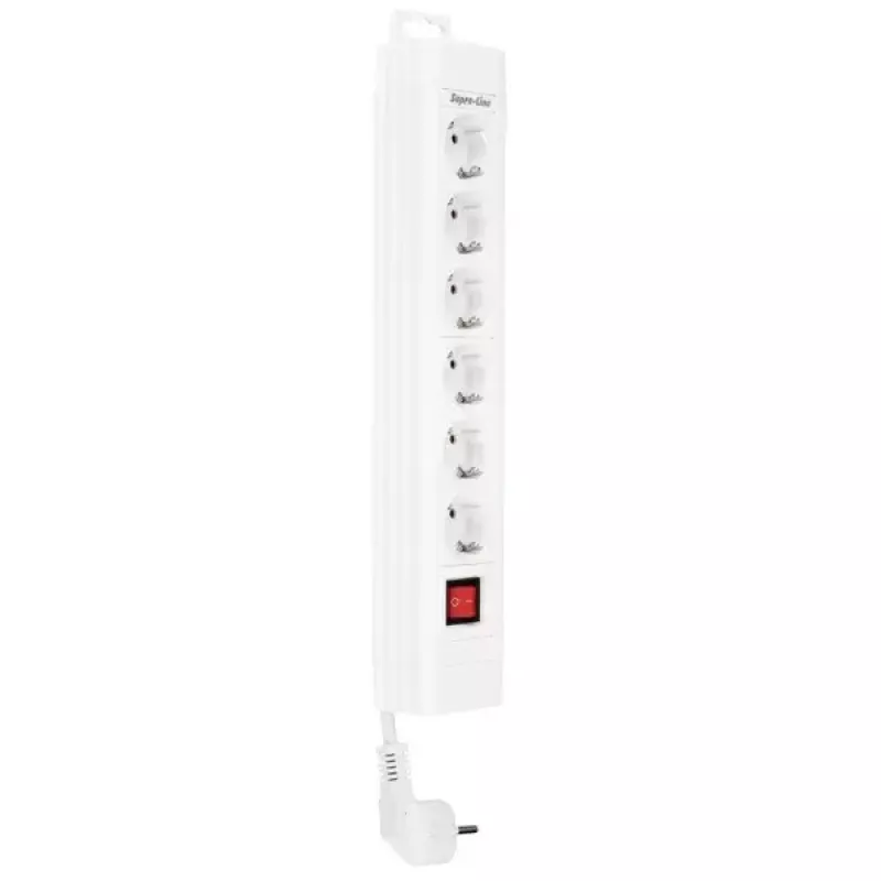 Power Extension REV 14612113 2,4 m 6 AC-Ausgänge für Innenbereich Weiß