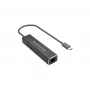Conceptronic ABBY13B Gigabit Ethernet USB 3.2 Gen 1 Adapter mit USB-Hub, GbE, USB-A x 2, USB-C x 2