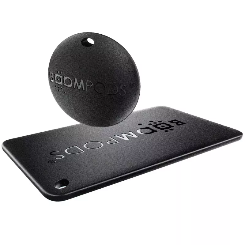 Item Finder Boompods Boomtag & Boomcard Pack Schwarz Batterielebensdauer 26298h