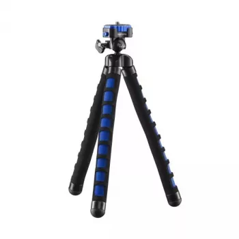 Stativ Mantona 21399 Digital-/Filmkameras 3 Beine Schwarz Blau