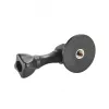 Stativadapterhalterung Cullman Cross CX125, 1/4 Zoll Gewinde, für GoPro, schwarz, 20 g
