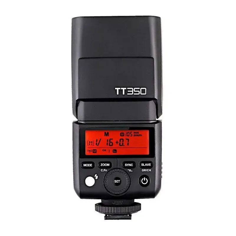Slave-Blitz Godox TT350 Schwarz 2,2 s Ladezeit AA-Batterie