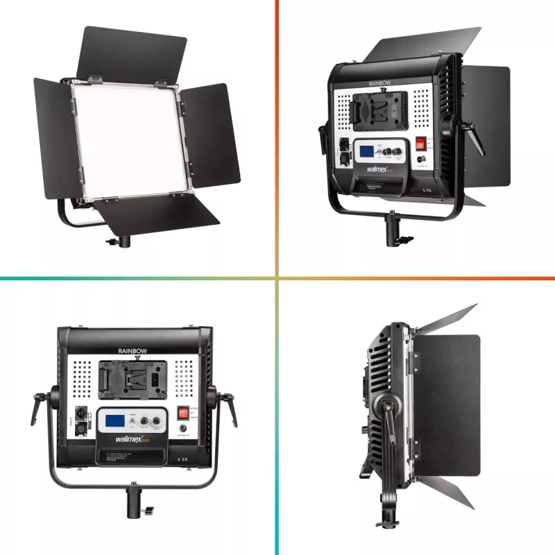 Walimex Rainbow 50 W LED-Licht Schwarz Aluminium Kunststoff 50000 h