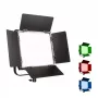 Walimex Rainbow 50 W LED-Licht Schwarz Aluminium Kunststoff 50000 h