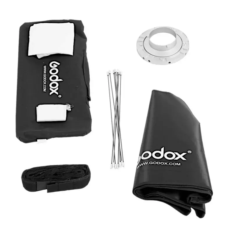 Softbox Godox SB-FW140 Schwarz Nylon mit Diffusoren und Wabengitter