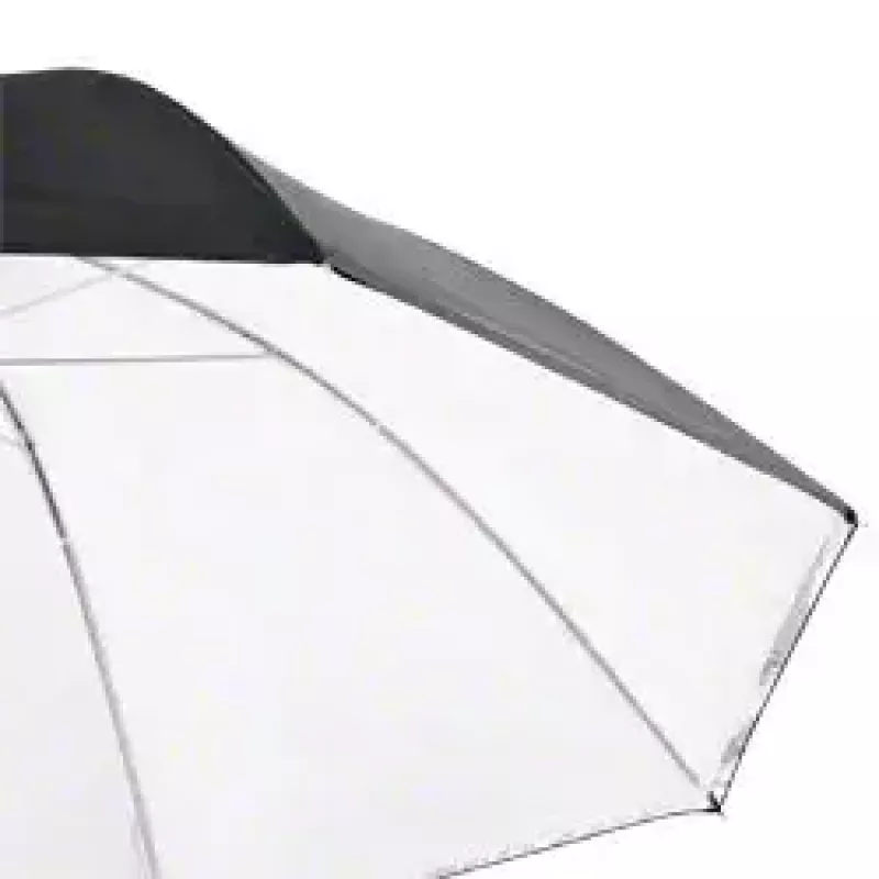 Walimex Schirm 17655 Schwarz Weiß Durchmesser 109 cm Gewicht 395 g