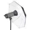 Walimex Schirm 17655 Schwarz Weiß Durchmesser 109 cm Gewicht 395 g