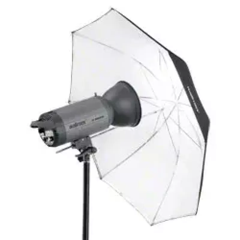 Walimex Schirm 17655 Schwarz Weiß Durchmesser 109 cm Gewicht 395 g