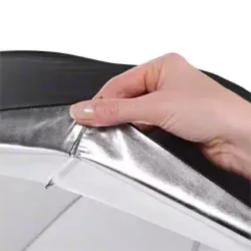 Walimex Schirm 17655 Schwarz Weiß Durchmesser 109 cm Gewicht 395 g