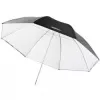 Walimex Schirm 17655 Schwarz Weiß Durchmesser 109 cm Gewicht 395 g