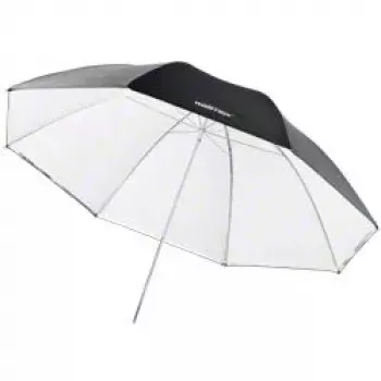 Walimex Schirm 17655 Schwarz Weiß Durchmesser 109 cm Gewicht 395 g