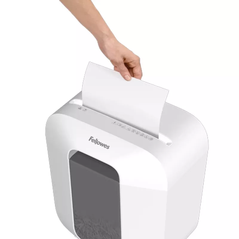 Fellowes LX Series 100109815 Aktenvernichter Streifenschnitt Weiß