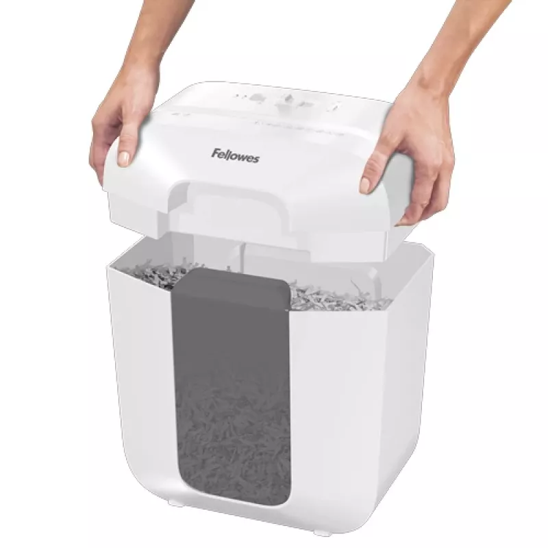 Fellowes LX Series 100109815 Aktenvernichter Streifenschnitt Weiß