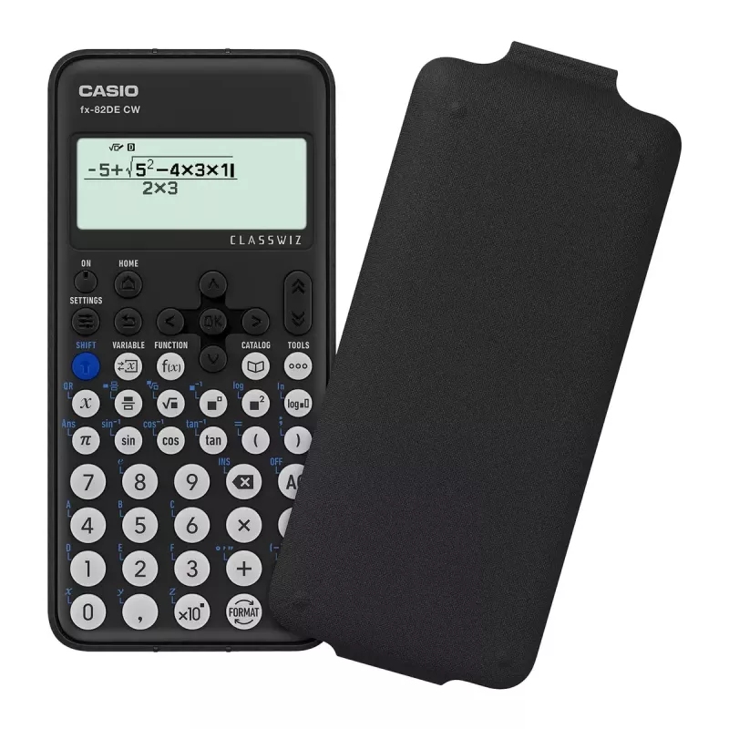 Wissenschaftlicher Taschenrechner Casio FX-82DE CW 12-stellig Batteriebetrieben Schwarz