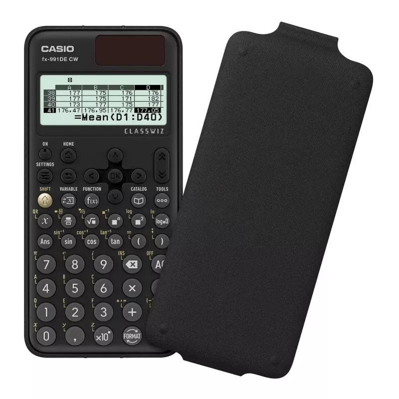 Wissenschaftlicher Taschenrechner Casio fx-991DE CW 12-stellig Schwarz