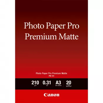 Canon PM-101 Premium Matt Fotopapier A3 – 20 Blatt