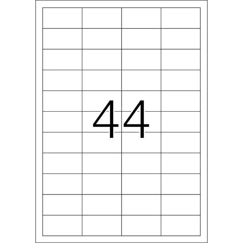 HERMA Premium Etiketten A4 48,3x25,4 mm 1100 Stück