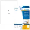 Selbstklebendes Druckeretikett HERMA Wiederablösbare Etiketten A4 210x297 mm weiß Movables