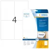 Wiederablösbare Etiketten HERMA 5082 A4 105x148 mm weiß