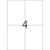 Wiederablösbare Etiketten HERMA 5082 A4 105x148 mm weiß